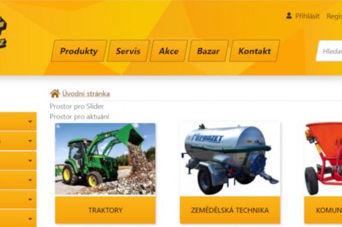 Obr. Spuštění nového webu